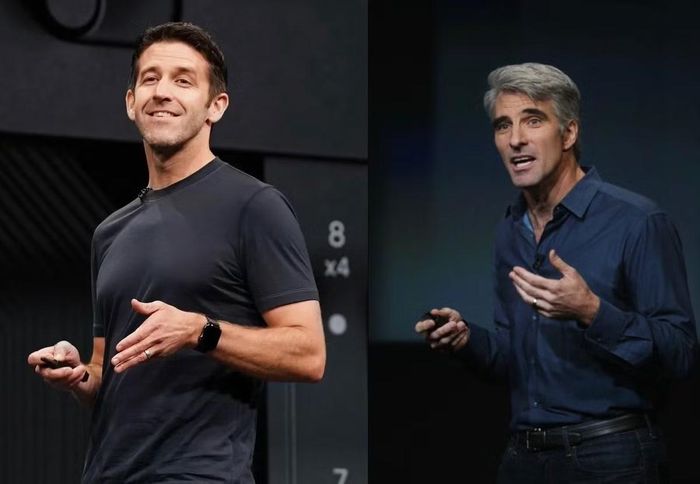 Ternus nổi tiếng với phần cứng đã có sự hậu thuẫn từ giám đốc phần mềm Craig Federighi