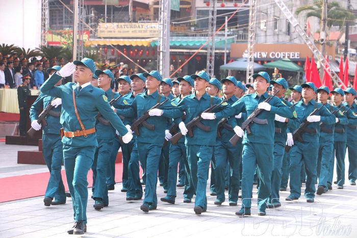 Lực lượng dân quân trên địa bàn tỉnh được huấn luyện, trang bị đồng bộ, đáp ứng yêu cầu nhiệm vụ trong tình hình mới.
