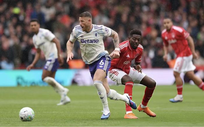 Màn chạy đà căng thẳng giữa Aston Villa và Nottingham Forest tại vòng 32 Premier League vừa qua cho thấy sự chuẩn bị kỹ lưỡng của cả hai cho những trận đánh lớn tại Europa League. - Ảnh: Getty Images
