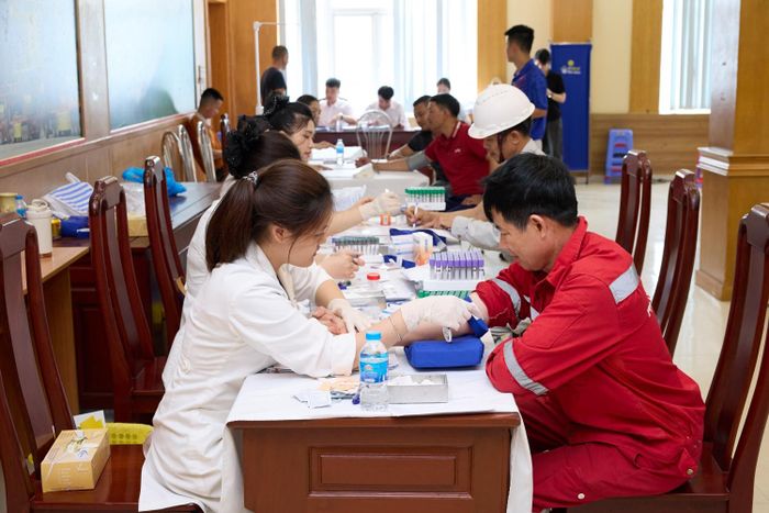 PTSC Thanh Hóa tổ chức chương trình khám sức khỏe định kỳ và khám bệnh nghề nghiệp cho người lao động.