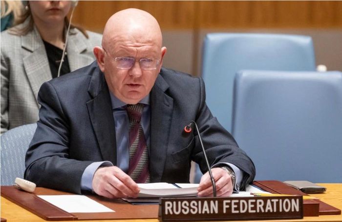 Đại sứ Nga tại Liên Hợp Quốc Vassily Nebenzia. Ảnh: America Times