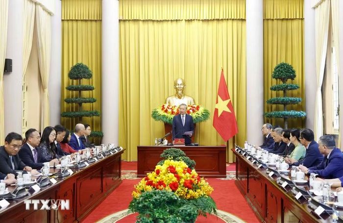Tổng Bí thư, Chủ tịch nước Tô Lâm phát biểu. (Ảnh: Thống Nhất/TTXVN)