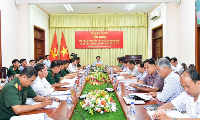Đại biểu dự tại điểm cầu Bộ Chỉ huy Quân sự tỉnh Đồng Tháp.