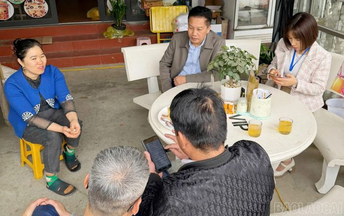 Cán bộ thống kê thực hiện điều tra thực tế tại hộ dân và cơ sở sản xuất, kinh doanh