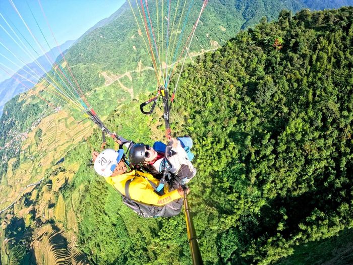 Hoạt động dù lượn “Bay trên mùa nước đổ” năm 2026 diễn ra từ ngày 29/4 đến hết ngày 5/5 tại khu vực bản Lìm Thái. Ảnh: CTTĐT Lào Cai.