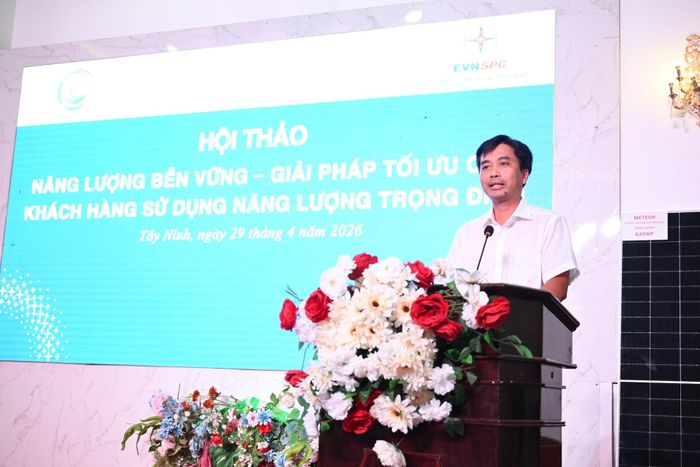 Sở Công Thương tỉnh Tây Ninh cam kết hỗ trợ doanh nghiệp, người dân phát triển điện mặt trời mái nhà. (Ảnh: BTC)