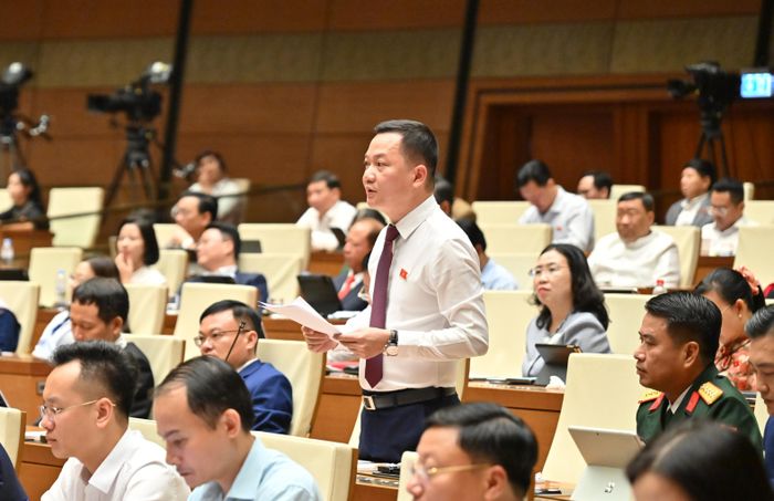 ĐBQH Trịnh Xuân An (Đồng Nai) phát biểu tại phiên họp
