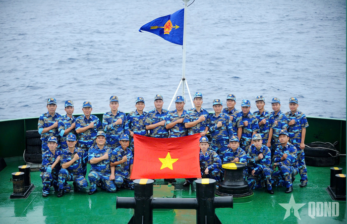 Lực lượng Cảnh sát biển nêu cao quyết tâm hoàn thành tốt nhiệm vụ được giao.