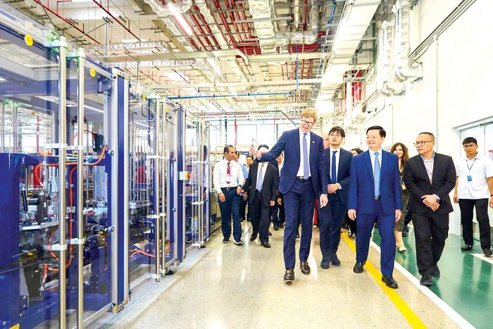  Tập đoàn LEGO giới thiệu nhà máy sản xuất đồ chơi tại Khu Công nghiệp Việt Nam - Singapore III (VSIP3) trong lễ khánh thành được tổ chức ngày 9-4-2025 