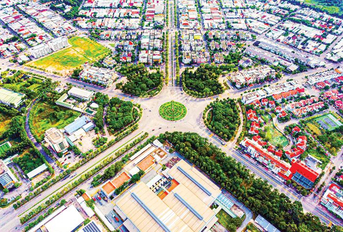  Một góc đô thị Mỹ Phước, phường Bến Cát 