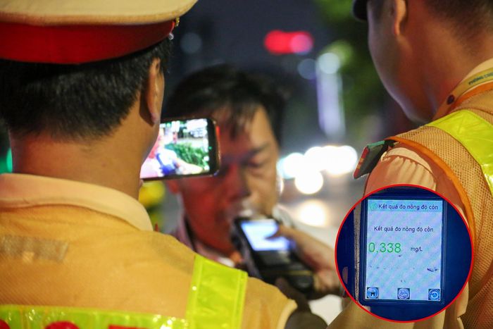 CSGT kiểm tra nồng độ cồn trên các tuyến giao thông, dịp nghỉ lễ
