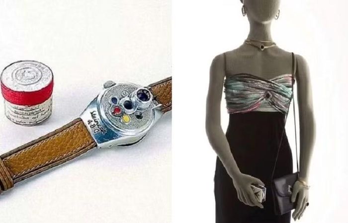Đồng hồ và phụ kiện nữ dùng để ngụy trang máy ảnh.