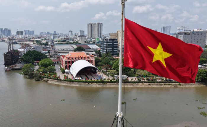 Dự án cải tạo, chỉnh trang Bảo tàng Hồ Chí Minh - Chi nhánh TP.HCM là một trong bốn dự án, công trình có quy mô lớn được TP.HCM khởi công vào ngày 29-4 vừa qua. Ảnh: THUẬN VĂN