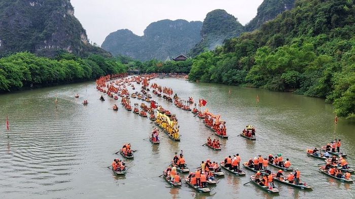 Lễ hội Tràng An 2026. Ảnh: Trần Huấn