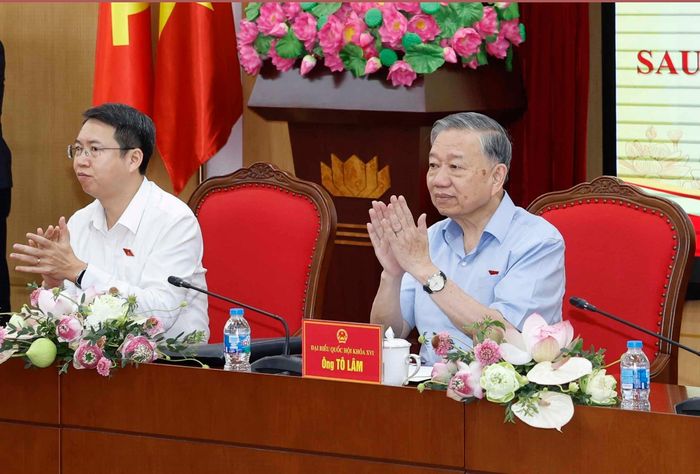 Tổng Bí thư, Chủ tịch nước Tô Lâm tại buổi tiếp xúc cử tri