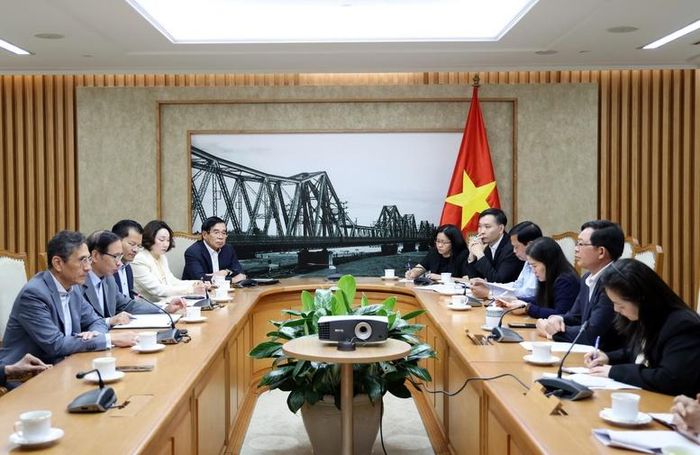Phó Thủ tướng khẳng định Chính phủ Việt Nam luôn tạo điều kiện thuận lợi để các nhà đầu tư nước ngoài hoạt động hiệu quả và lâu dài tại Việt Nam - Ảnh: VGP/Gia Huy