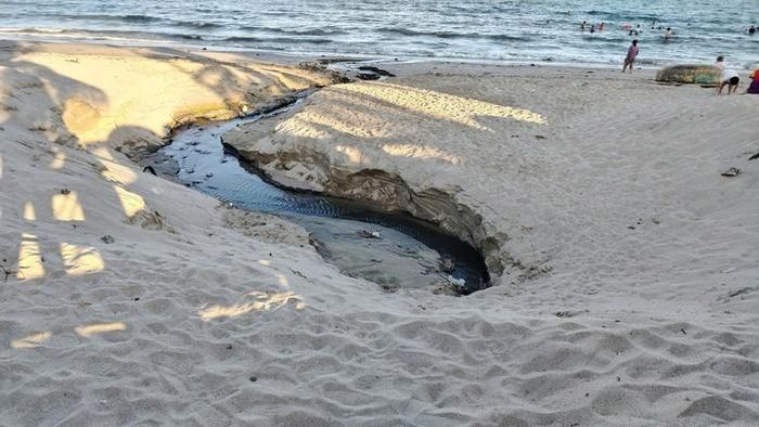 Các cửa xả ở khu vực phía Bắc Nha Trang đổ nước thải trực tiếp ra vịnh Nha Trang