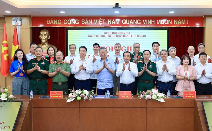 Tổng Bí thư, Chủ tịch nước Tô Lâm cùng các đại biểu Quốc hội và cử tri