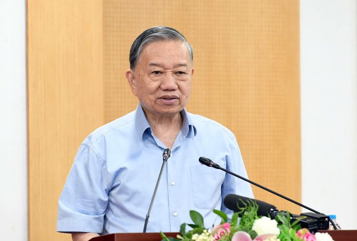 Tổng Bí thư, Chủ tịch nước Tô Lâm phát biểu tại hội nghị tiếp xúc cử tri