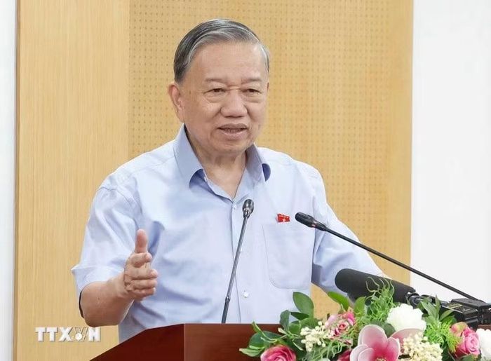 Tổng Bí thư, Chủ tịch nước Tô Lâm phát biểu. (Ảnh: Thống Nhất/TTXVN)