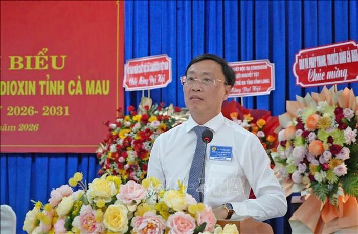 Chủ nhiệm Ủy ban Kiểm tra Tỉnh ủy Cà Mau Huỳnh Hữu Trí phát biểu chỉ đạo tại Đại hội.