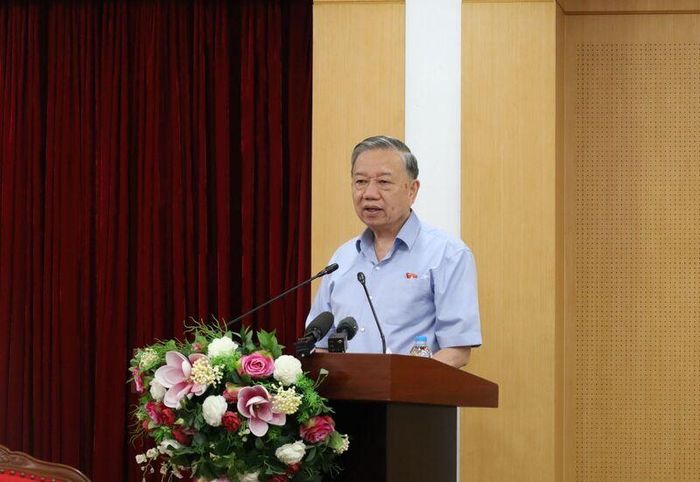 Đồng chí Tổng Bí thư, Chủ tịch nước Tô Lâm phát biểu tại hội nghị.