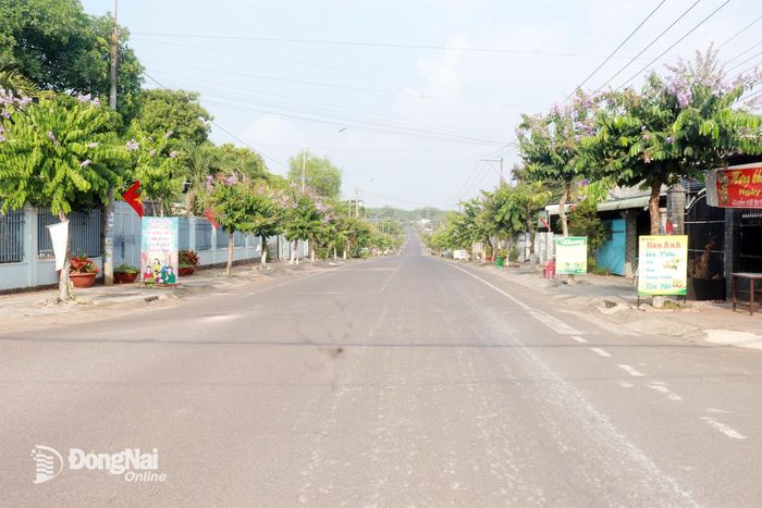 Các tuyến đường liên khu phố tại phường Trị An được đầu tư mở rộng, tạo điều kiện thuận lợi cho việc lưu thông của người dân. Ảnh: Quang Huy