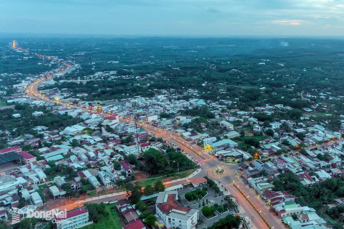 Tuyến đường 767 - một trong những tuyến đường huyết mạch của phường Trị An. Ảnh: Quang Huy