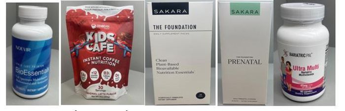 Các sản phẩm không tuân thủ quy định của Poison Prevention Packaging Act - Ảnh: Ủy ban Cạnh tranh Quốc gia