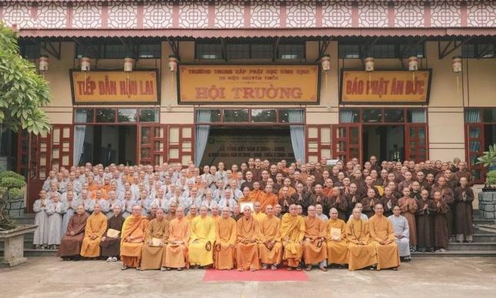 Trường Trung cấp Phật học Nguyên Thiều Gia Lai khai giảng năm III, niên khóa 2023-2026 - Ảnh: Phùng Anh Quốc