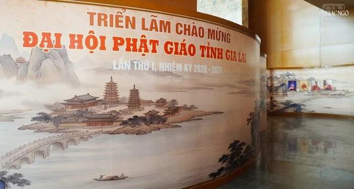Phiên làm việc đầu tiên của Đại hội đại biểu Phật giáo tỉnh Gia Lai diễn ra lúc 14 giờ chiều nay, 4-5