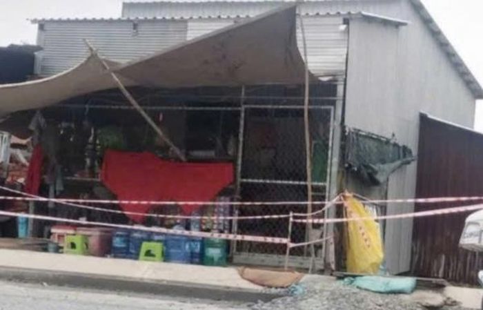 Nơi xảy ra vụ án mạng.