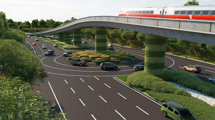 Trục DT975 và tuyến tàu đô thị LRT đảm bảo hành trình dịch chuyển nhanh chóng và chính xác.