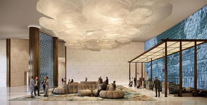 Nhà ga VIP kiến trúc đương đại là điểm chạm đầu tiên đạt tiêu chuẩn an ninh cao nhất.