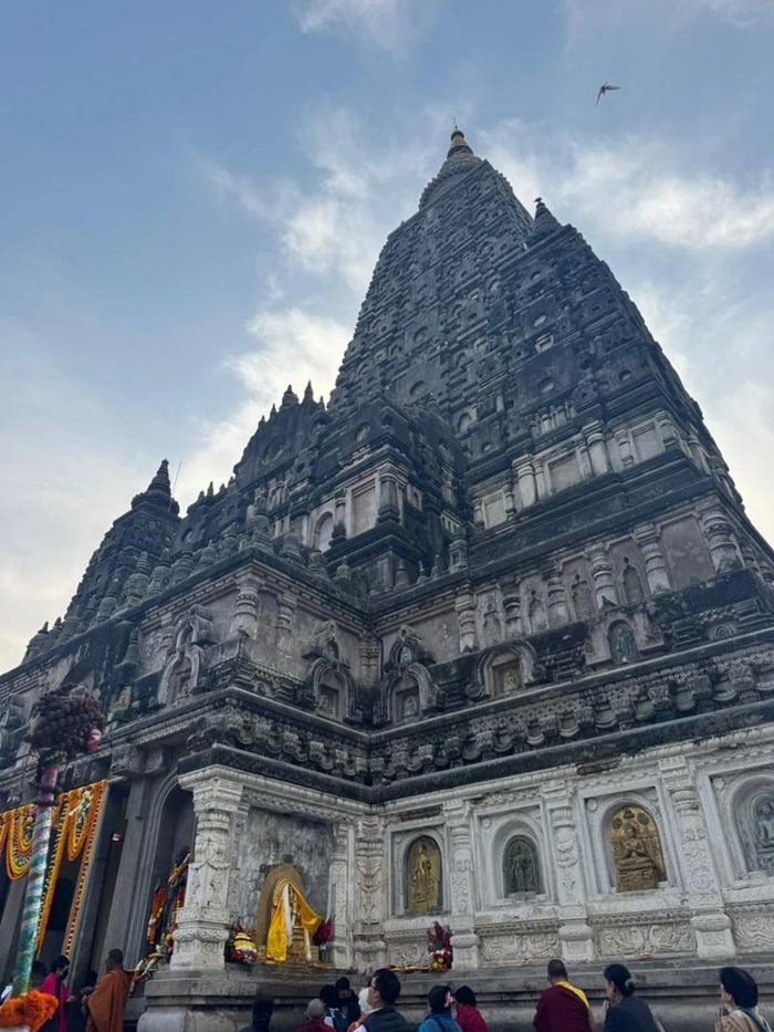 Đền Maha Bodhi, Bồ Đề Đạo Tràng. Ảnh: tác giả cung cấp