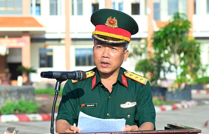 Thượng tá Huỳnh Minh Vũ, Phó Chủ nhiệm Hậu cần - Kỹ thuật, Bộ CHQS tỉnh,
