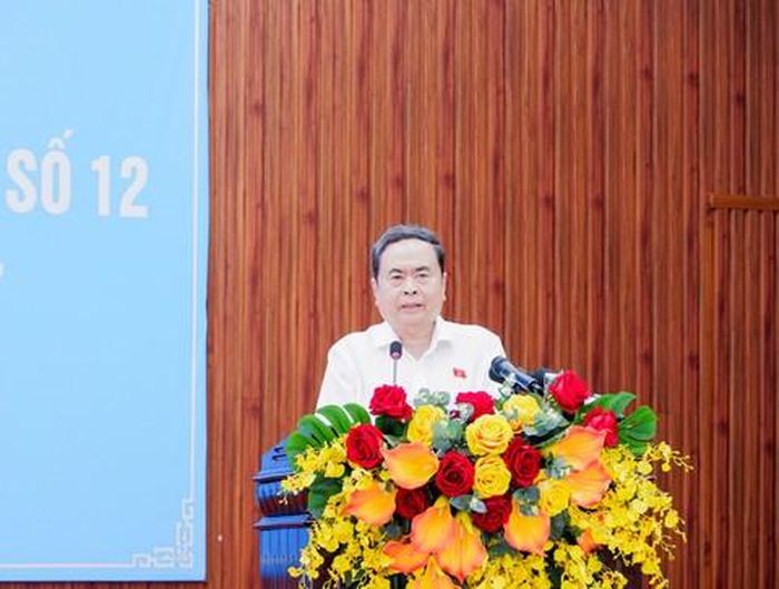 Chủ tịch Quốc hội Trần Thanh Mẫn phát biểu