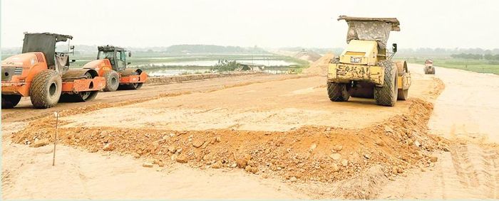 Phân đoạn còn lại Km26+000-Km41+500 đang được triển khai thi công.