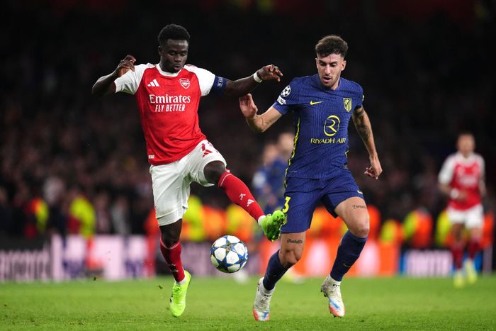  Arsenal và Atletico một mất một còn ở Emirates. Ảnh: EPA. 