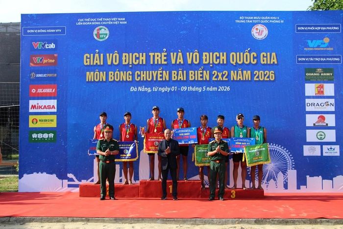 Trao giải cho các đội đạt thành tích cao tại Giải vô địch trẻ quốc gia