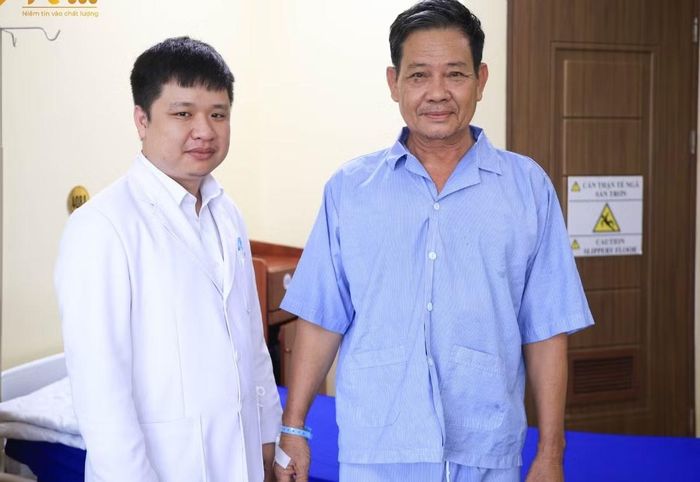 Bệnh nhân hồi phục sau phẫu thuật - Ảnh BVCC