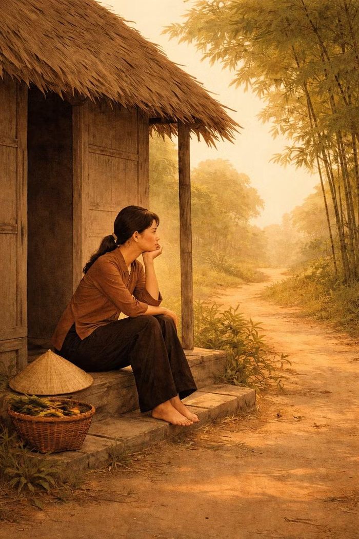 Phụ nữ Việt Nam là những 'anh hùng thầm lặng', không cầm súng trên chiến trường nhưng lại gánh chịu những vết thương lòng sâu sắc nhất. Ảnh minh họa từ AI.