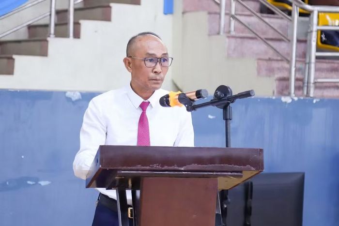 Ông Võ Hồng Sơn – Phó Giám đốc Sở Văn hóa, Thể thao và Du lịch Hà Tĩnh phát biểu khai mạc.