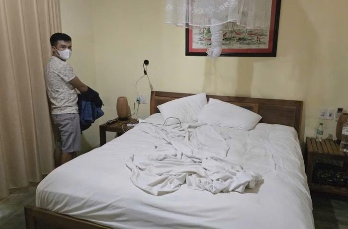Trương Duy Thức được xác định đột nhập villa trộm cắp đồ của du khách. Ảnh CA