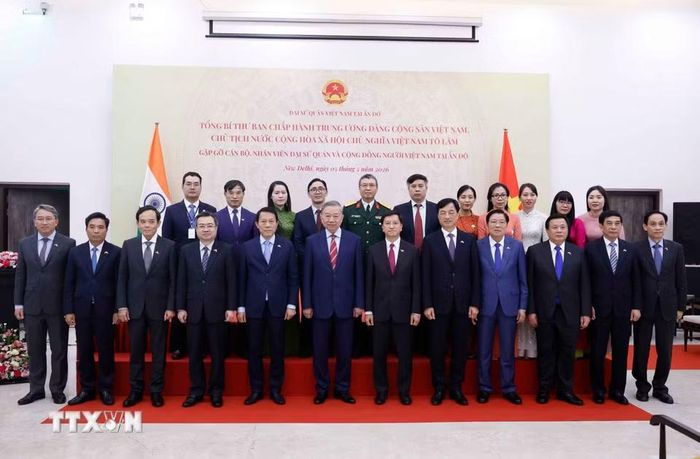 Tổng Bí thư, Chủ tịch nước Tô Lâm và các đại biểu. (Ảnh: Thống Nhất/TTXVN)