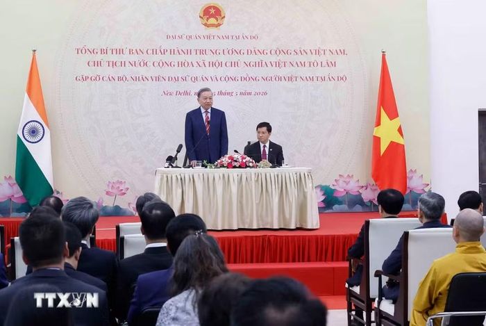 Tổng Bí thư, Chủ tịch nước Tô Lâm phát biểu. (Ảnh: Thống Nhất/TTXVN)