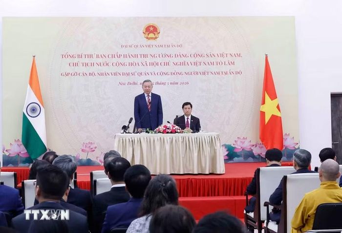 Tổng Bí thư, Chủ tịch nước Tô Lâm phát biểu. (Ảnh: Thống Nhất/TTXVN)