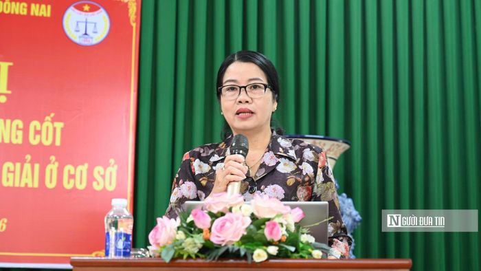 Bà Lưu Thị Hà - Phó Chủ tịch Ủy ban MTTQ Việt Nam thành phố Đồng Nai