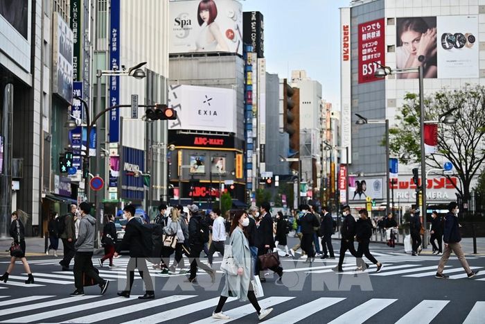Quang cảnh tại thủ đô Tokyo, Nhật Bản ngày 7/4/2020. Ảnh: AFP/TTXVN