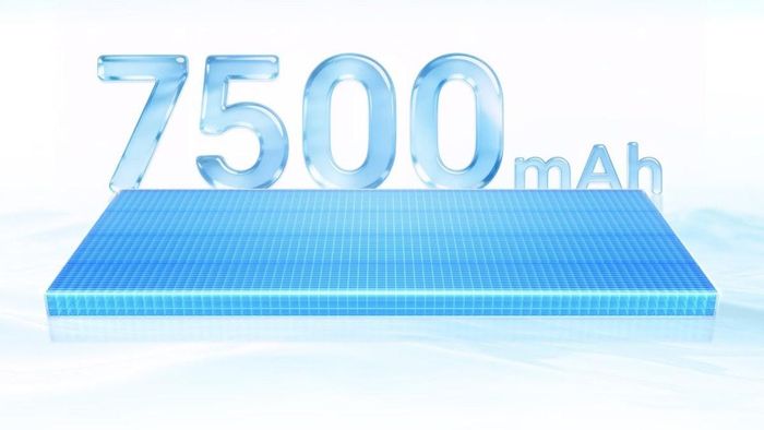 Điện thoại có pin 7500 mAh đủ dùng trong 2 ngày